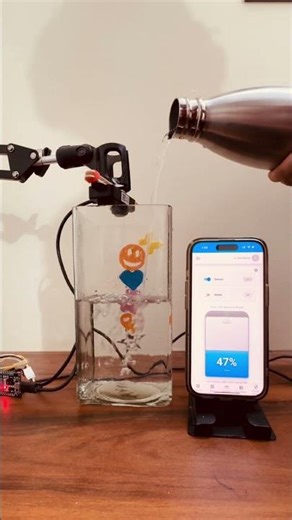 Smart Water Level Monitoring using ESP32 | IoT Project #shorts #esp32 #esp32 projects