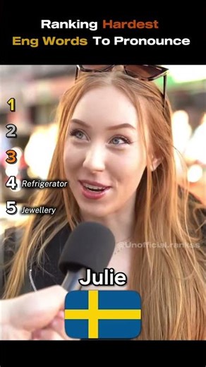 Ranking Hardest Eng Words To Pronounce #shorts #viralshorts #foryou #usa #ranking