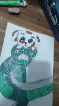 eine Schlange und ihre Freund hundchen