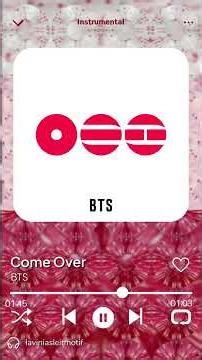 Come Over - BTS Instrumental