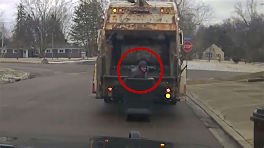 Suspect discovered in trash bin after evading police during traffic stop