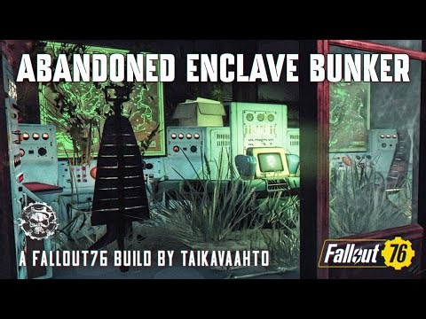 Fallout 76 Camp Build | Abandoned Enclave Bunker