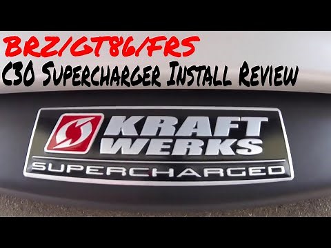 BRZ/GT86 Kraftwerks Supercharger C30 Kit Install Review, Tips & Sounds