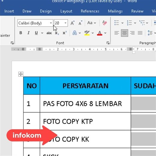 648 Checkmark with wingdings 2