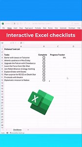 15 reactions | How to insert checkboxes in Excel to make this Interactive Project Tracker #fyp #excel #exceltips #exceltipsandtricks #LearnOnTikTok #microsoftambass | Ready Staeady Excel | Facebook