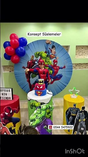 Konsept Doğum Günü Organizasyonu | 1 2 3 4 Yaş Balon ve Masa Süslemeleri