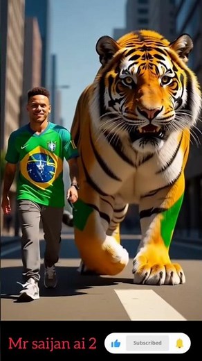 Ronaldo's Kitty vs Messi's Tiger 🐯 | Funny Shorts #football #neymar #messi #ronaldo