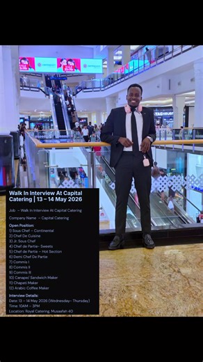 https://gulfjobfair.com/job/walk-in-interview-at-capital-catering/ Grab this bro #goviral #searchinsightcreators #jobs #jobupdate #fashion
