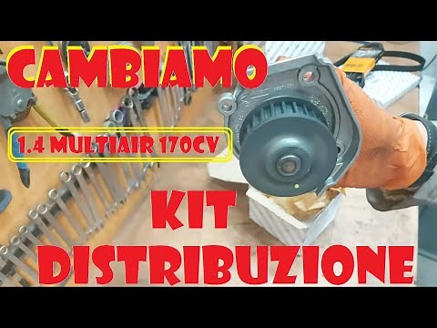 Sostituzione kit distribuzione Alfa Romeo Mito Quadrifoglio Verde 1.4