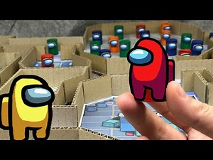 Impostor Game in Among Us. Cardboard Game. DIY