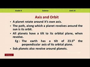 Grade 08 - Science (English Medium) Phenomena and exploration associated with the solar system - P05