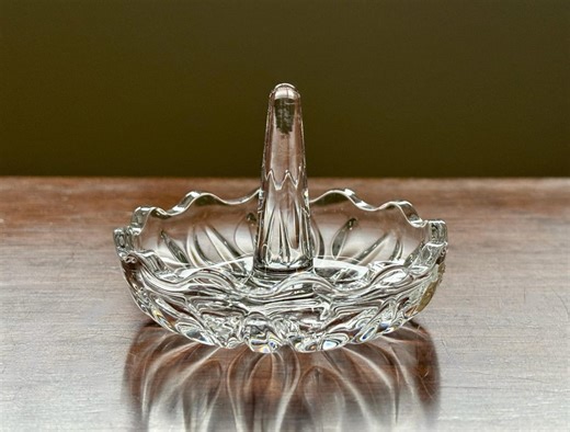 Vintage Lenox Full Lead Crystal Ring Dish / Ring Tree, Made in Italy - Etsy
