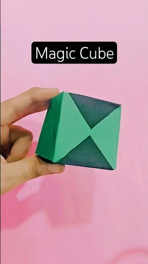 EASY ORIGAMI MAGIC CUBE TUTORIAL | DIY MAGIC CUBE ORIGAMI STEP BY STEP EASY TUTORIAL PAPER CRAFT ART