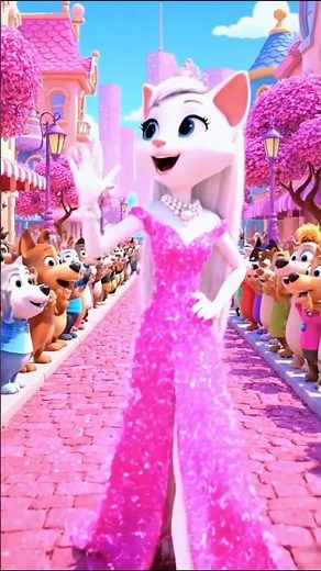 fat cat's transformation #3danimation #cartoonanimals #shorts #cartoon #cat #cutecats