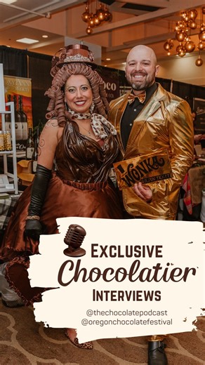 Oregon Chocolate Festival on Instagram: "🎙️🍫 Big news for chocolate lovers! @thechocolatepodcast is dropping exclusive interviews with our chocolatiers.✨ Get ready to hear the real stories behind the bars — the farms, the flavors, the passion, and the people who make every bite unforgettable. From women in chocolate to behind-the-scenes maker moments, these upcoming episodes are your front-row seat to the heart of the festival. 💛 And this is just the beginning… they’ll also be at the festival