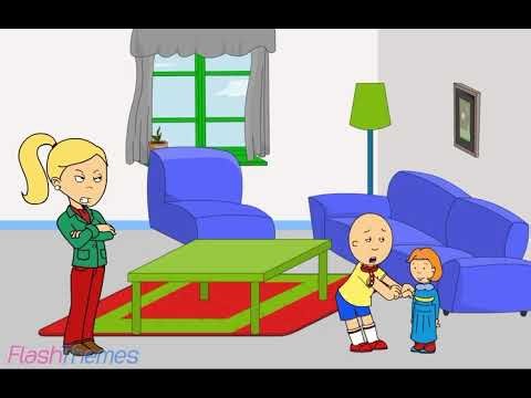 Caillou beats up his babysitter/Grounded