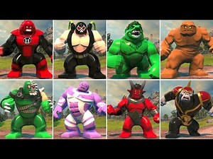 All Big-Fig Characters in LEGO DC Super-Villains