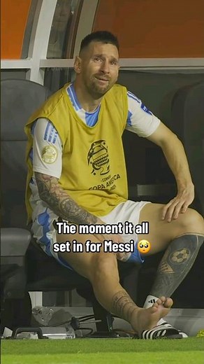 MESSI llorando por su lesión en la FINAL de la Copa America 2024