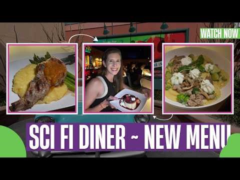 I tried NEW Healthy SCI FI DINER Options at Hollywood Studios in Walt Disney World!