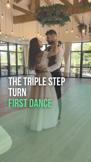 First Dance - online course on Instagram: "Ready to take your wedding dance to the next level? ✨ Consider the triple step turns with crossed arms for a graceful and elegant twist! 😍🎉 It’s a stunning move that adds excitement to your special day. 🤩 Save this post for more wedding dance inspirations! #weddingdanceideas #doublespin #weddingspin #dancefloormagic #weddingchoreography #weddinginspiration #weddinggoals #weddingcelebration #loveanddance #weddingparty #weddingdancefun #weddingbliss #c