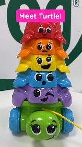 Meet Turtle! She is shy and wants to go on adventures. Learn emotions and nurturing with turtle whilst introducing colours, shapes, and numbers through fun nesting play. 🐢 | LeapFrog UK