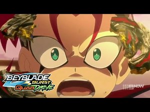 Beyblade Burst Quad Drive Episode 14 - Rashad vs Bel - Valtryek vs Belfyre - [English Dub]