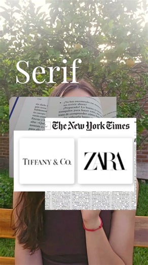 Diferencia entre la tipografía Serif y Sans Serif - #uidesignlearning #uxdesign #typography