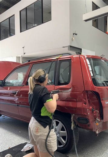 Complete Car Repair and Painting Process Revealed