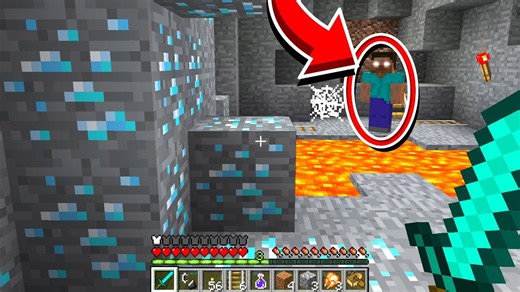 Herobrine Appeared in My World and I Fought Him