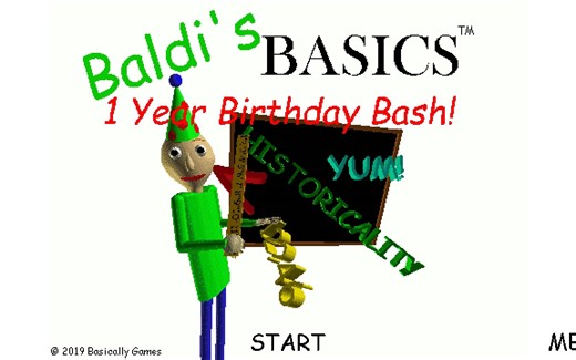 [Baldi's Basics Classic 1 year bash]教你如何下载巴迪老师与巴迪老师的模组