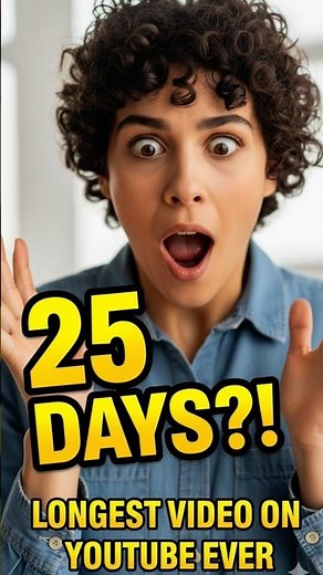 The 596-Hour YouTube Video | Youtube longest video.
