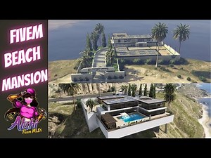 Fivem Ocean Beach Mansion in GTA5 _ MLO/YMAP Customize Gang Mansion _ Beautiful Interior
