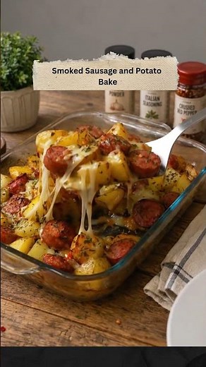 Smoked Sausage and Potato Bake