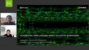 Accelerating Large Language Models via Low-Bit Quantization S51226 | GTC Digital Spring 2023 | NVIDIA On-Demand