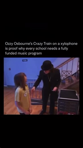 🎸 Rock History 🎸 | A group of students performed Ozzy Osbourne’s “Crazy Train” using only xylophones and percussion instruments, and the result was... | Instagram