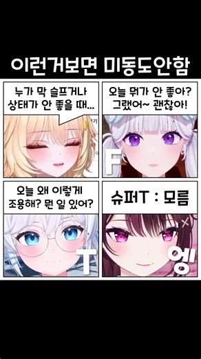 mbti별 슬픔을 달래주는 법