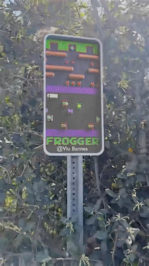 Frogger Arcade animated #blender #retrogaming