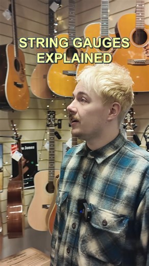 Why would you want thicker guitar strings if they're harder to play? Jamie from Hobgoblin Brighton explains string gauges | Hobgoblin Music