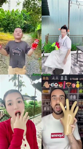 The boy's can dance and eat the prosthetic hand.🍷🤪✋