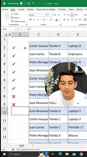 21K views · 338 reactions | Checklist interactivo en Excel en segundos️ #ElTioTech #Excel #excellence #exceltutorial #shorts | El Tio Tech | Facebook