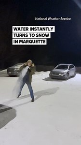 523K views · 6.9K reactions | The National Weather Service in Marquette is demonstrating just how cold it is in the U.P. today. It says the coldest windchill recorded there Tuesday morning was -50F in Ironwood. (Video provided by NWS Marquette) | MLive.com | Facebook