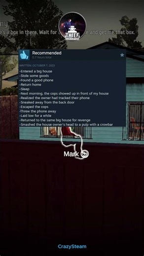 Thief Simulator - Funny Steam Reviews!? #thiefsimulator #funnyreviews #gaming #steamreviews