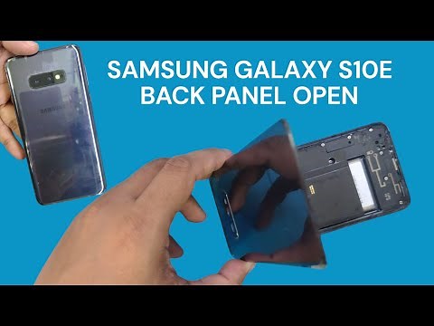 Samsung galaxy S10E back panel open | how to open samsung s10e back panel #samsung #how #repair