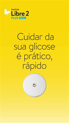 O tamanho é pequeno, mas a praticidade é gigante! O sensor FreeStyle Libre 2 Plus é tão discreto quanto uma moeda de 1 real. E é com este pequeno item na sua vida, que quem convive com o diabetes pode ter mais liberdade no dia a dia. Um sensor pequeno, confortável e que permite acompanhar a glicose de forma contínua, sem as rotineiras picadas de dedo e sem complicação. Isso é evoluir. Saiba mais em https://freestylelibre.com.br Referências: https://freestyle.abbott/pt-br/disclaimers ADC-125739 v