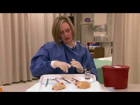 Simulation for I&D if a Bartholin Gland