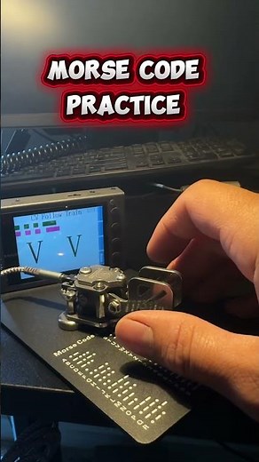 A little bit of training! #hobby #practice #hamradio #morsecode #radiocommunication