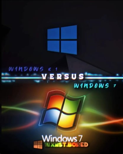 Windows 7 vs Windows 8.1 (‪@windows-editor‬ remake) | #edit #windows #viral