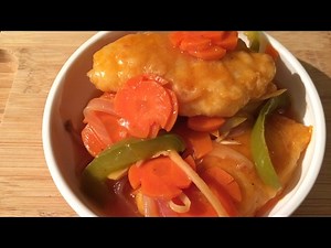 Fish Fillet Escabeche ( Sweet &Sour Fish)my shortcut version!