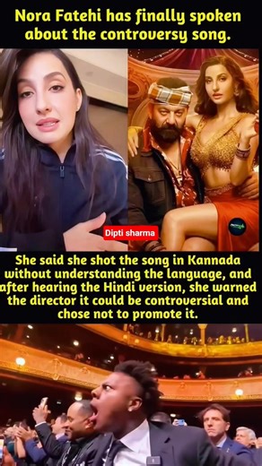 Nora Fatehi spoke about the controversy song #shortsfeed #norafatehi #shortvideo #shortsviral