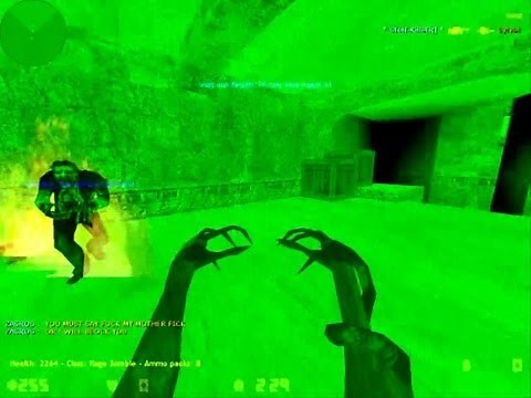 Counter Strike 1.6 - Zombie Mod Multiplayer gameplay on Dust 2